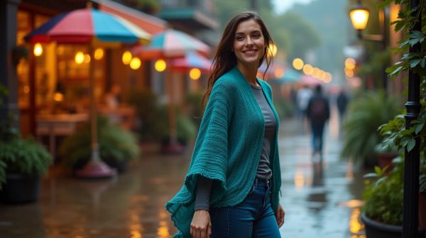 Stay dry and stylish with the perfect poncho for rain